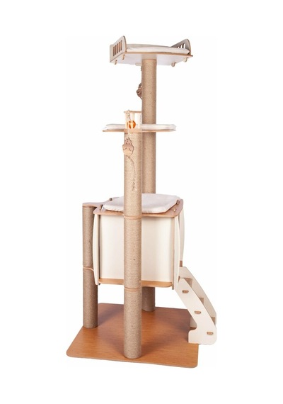 Pati Home Vip Dubleks Katlı Kedi Tırmalama Evi  XL 69 x 76 x 155 CM