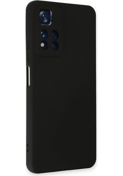 Mey İthalat Redmi Note 11 Pro Plus 5g Kılıf Nano İçi Kadife Silikon - Siyah