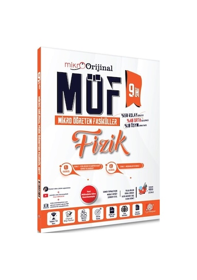 Orijinal Mikro 9. Sınıf Fizik Möf Mikro Öğreten Fasiküller