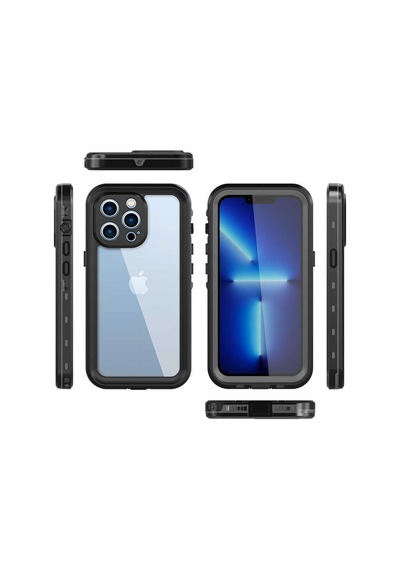 Apple Uyumlu iPhone 13 Pro Max İle Kılıf Su Geçirmez 360 Derece Koruma Waterproof Telefon Kılıfı