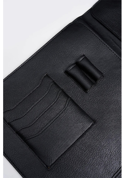 Necati Çanta Apple Uyumlu MacBook Air Pro 13-14 Inç Organizer Evrak & Laptop & Tablet Çantası - Siyah Siyah
