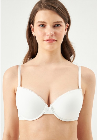 Eros Ekru Ersk121 Tulıp Badem Yarı Push-up Tek Sütyen