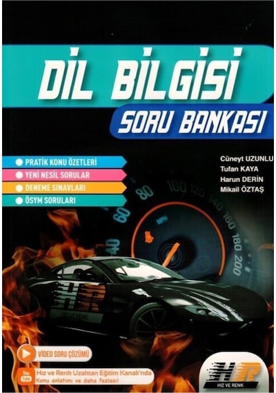 Tyt Ayt Dil Bilgisi Soru Bankası - Hız ve Renk Yayınları