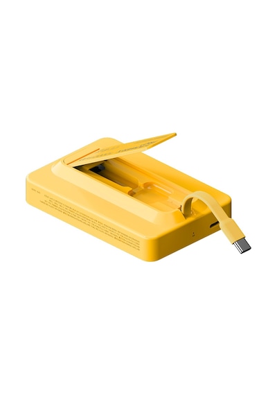 Momax IP132HKY Power X Pro+Magnetic Wireless 10000 mAh Standlı + USB-C Kablo Powerbank Sarı