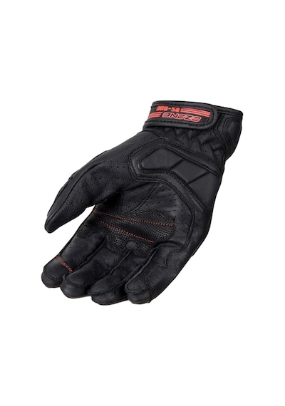 Ozone Rs600 Short Deri Motosiklet Eldiveni 66218 Kırmızı Siyah