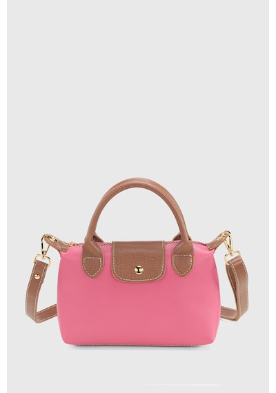 Housebags Pembe Çok Yönlü Pu Deri Çapraz Askılı Çanta Pembe