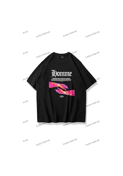 Tarzsokak Unisex Homme Tshirt Siyah