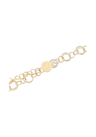 Gülaylar - Altın 14 Ayar Hollow Bileklik N11.16049 Sarı Altın