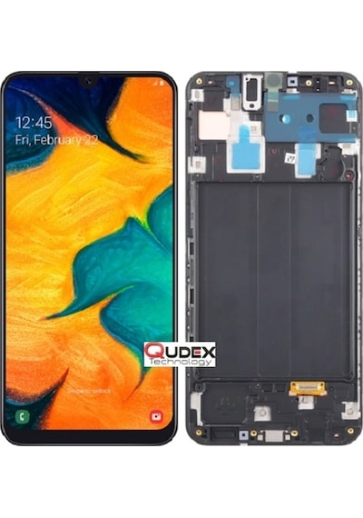 Samsung Uyumlu Galax A30 Sm-a305f Lcd Ekran Dokunmatik Çıtalı Qr