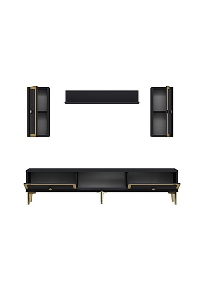 Tvr1816ag - Pega Tvr180 Ünitesi Takım Antrasit - Gold 180cm