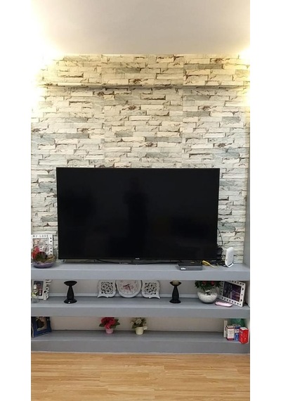 10 Adet 70-77Cm Taş Desen Yapışkanlı Duvar Kağıdı Panel Nw117