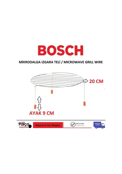Bosch Uyumlu Mikrodalga Fırın Izgara Teli - 424393854