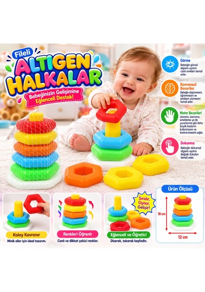 Bezos Ae-1511 Fileli Altıgen Halkalar Pytht