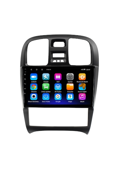Hyundai Sonata Araç Multimedya Android Ekran Carplay Double Teyp 2+32 9" 04-05 Black Cadence