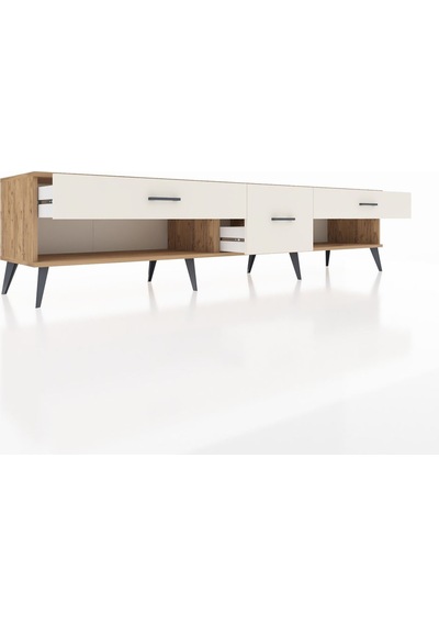 Hyperion Tv Ünitesi 3 Çekmeceli 220x44x51 Çam-aytaşı Aytası/aytası - Atlas Çam