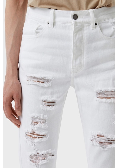 Armani Exchange Bayan Kot Pantolon 3RYJ51 Y1HRZ 1100 BEYAZ Beyaz