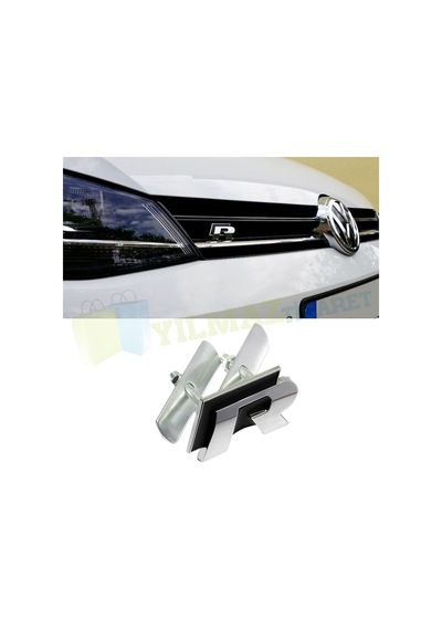 Volkswagen R Panjur Logo Vidalı Golf Passat Polo Jetta Çelik