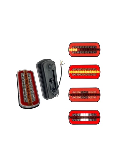 Shuıvan Karavan Stop Lambası Neon Led Dinamik Sinyal Uzun Tip 12v/24v-1579