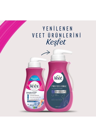 Veet Hassas Ciltler İçin Tüy Dökücü Krem 400 Ml &amp Yüz Ağda Bandı 20'li