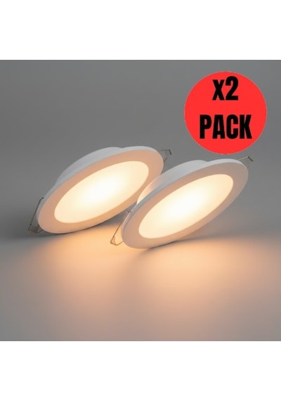 Kendal Kdl402 Sıva Altı Slim Led Panel 15w Günışığı Asma Tavan Aydınlatma Siyah