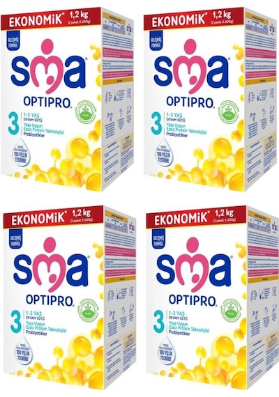 Sma Optipro Probiyotik 3 Devam Sütü 4 x 1200 G
