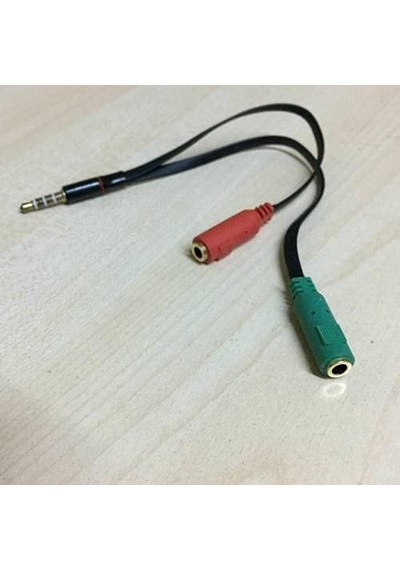 Platoon Kulaklık Mikrofon Ayırıcı Aparat 3.5mm Headphone Mic Audio 1 Erke