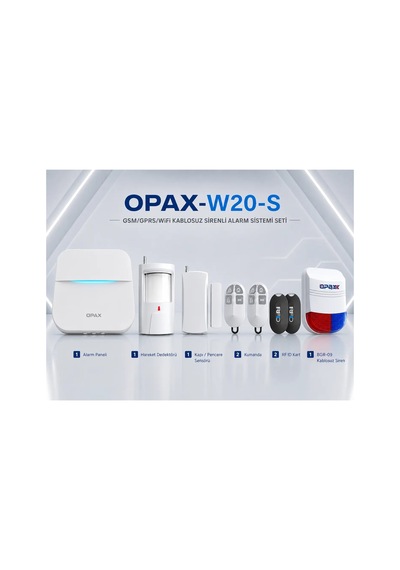 Ard-575+ Bgr-09 Gprs/gsm/wifi Kablosuz Alarm Paneli Ve Bgr-09 Kablosuz Sirenli 1 Yıl Ahm