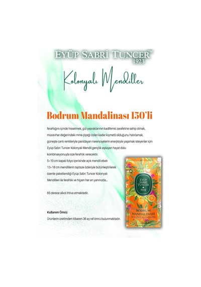 Kolonyalı Mendil 150'li Okyanus Ve Mandalina, 50'li Verbena Limon Ve Rosıe Tekli