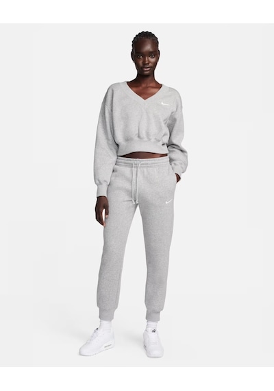 Nike Fz7626-063 Sportswear Phoenix Fleece Normal Belli Kadın Eşofman Altı - Gri