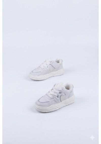 Fort Jacop Cool Anatomik Rahat Hafif Sneaker Kız Çocuk Ayakkabı Beyaz