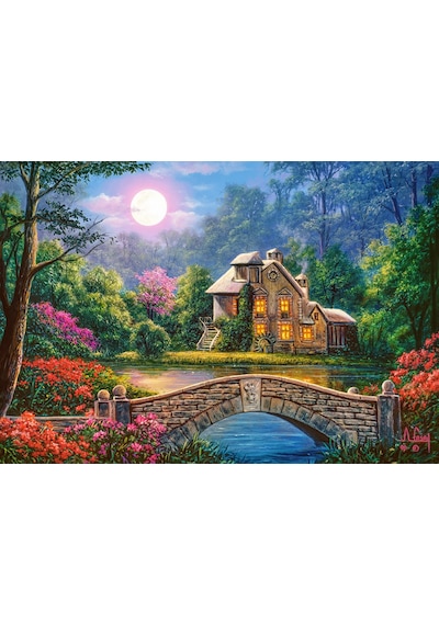 Castorland 1000 Parça Puzzle Cottage İn The Moon Garden