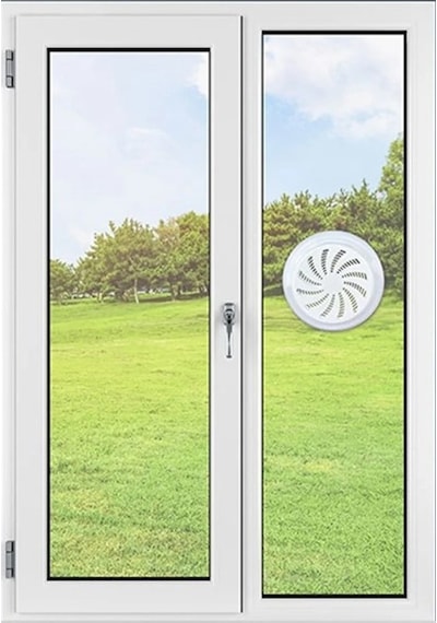 Menfez Şeffaf Beyaz Doğalgaz Cam Ventilasyon