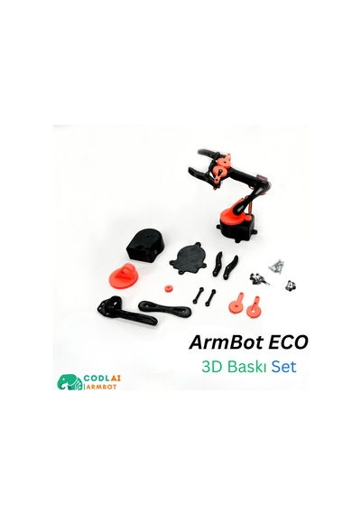 Codlaı Armbot Eco 3d Baskılı Programlanabilir Robotik Kol Seti - Ekonomik Mekanik Stem Kiti
