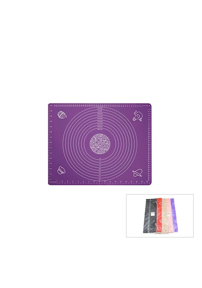 Go İthalat Dikdörtgen 45x65cm Renkli Silikon Hamur Matı Ölçek Çizimli 220gr Herhangi Bir Renk Gönder Çok Renkli