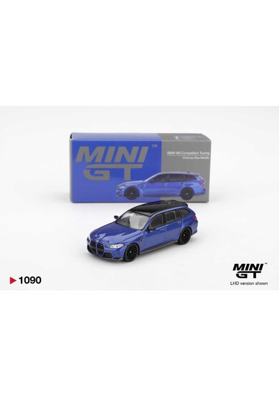 Mini Gt Bmw M3 Competition Touring Portimao Blue Metallic 1090 1/64