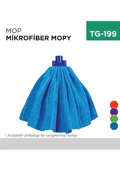 Microfiber Mop %100 Mikrofiber Mop %20 Poliamid %80 Polyester Remond Tg-199