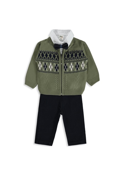 Civil Baby Desenli 6-18 Ay Takım - Haki