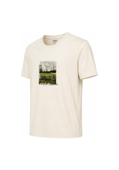 Mavi M0613517-70057 Mavi Baskılı T-shirt Erkek Tişort Beyaz