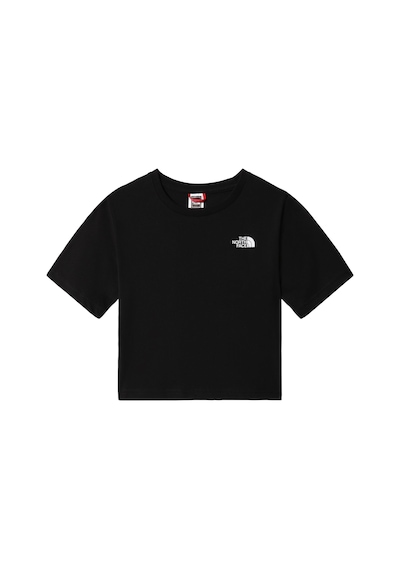 The North Face Kız Çocuk SIMPLE DOME CROPPED Tişört NF0A7R1NJK31 Siyah