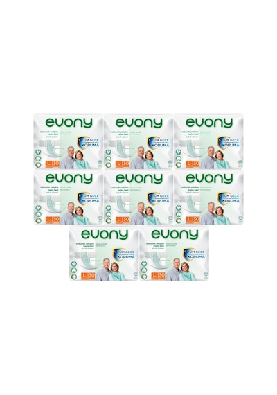 : Evony Hasta Bezi Yetişkin Bel Bantlı L-büyük 240 Adet 8pk 30