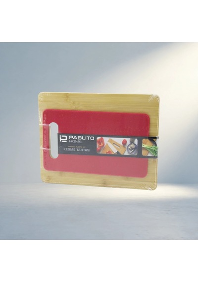 Bambu Ahşap Ve Plastik Kesim Panosu 2 Adet Set 12v