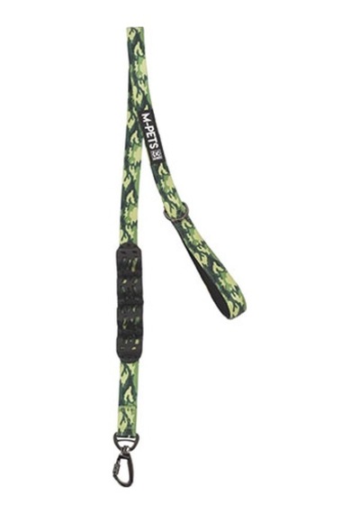 M-pets Flex Köpekler İçin Şok Emici Gezdirme Kayışı Kamuflaj 120 Cm 244-58047.01 Çok Renkli