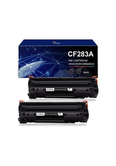 Hp Laserjet Pro Mfp M 127 Fw 125 M125 Nw 225 M125nw M127fn M127fn M127fn M201dw Yazıcı İçin 2 Paket Cf283a Siyah Tone
