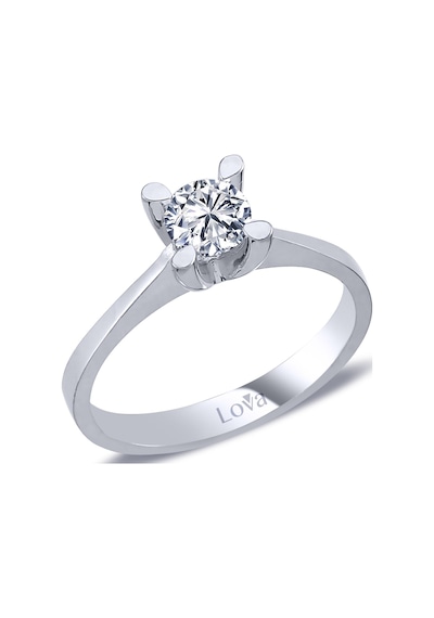 Lova F Renk 0,46 Karat Pırlanta Tektaş Yüzük - Hrd - 1070128