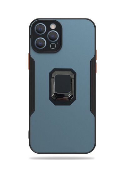 Nettech Apple  Uyumlu  iPhone 12 Pro Platin Yüzüklü Arka Koruma