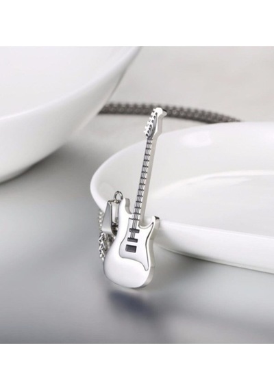 Gitar Kolye Paslanmaz Çelik Çelik