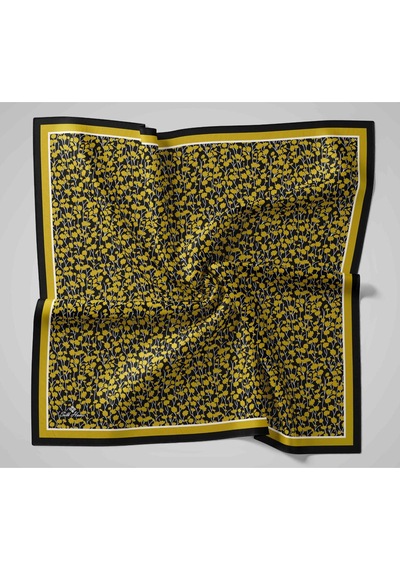 Silk Home Aura Eşarp 140005-01 Koyu Lacivert, Asit, Beyaz