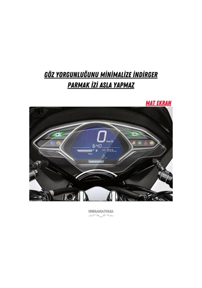 Honda Pcx 2018-2020 Dijital Gösterge Uyumlu Mat Ekran Koruyucu