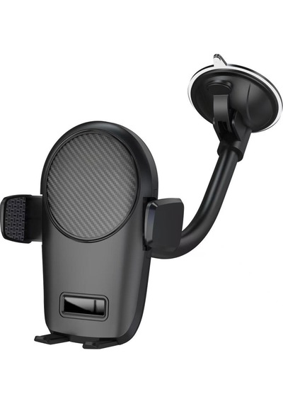 Hd-03 360 Cam Vantuzlu Esnek Ayarlanabilir Araç İçi Telefon Tutucu 360 Vantuzlu Ayarlı, Siyah