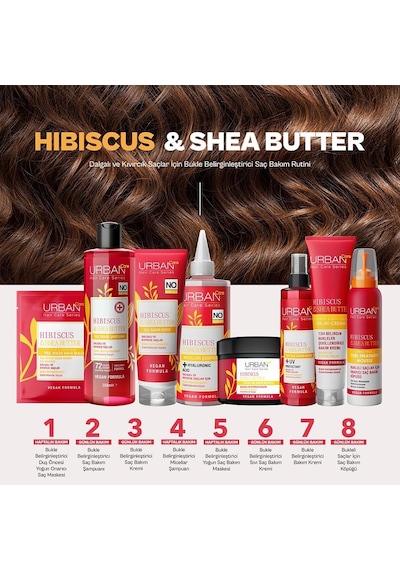 Twisted Curls Hibiscus & Shea Butter Kıvırcık Ve Dalgalı Saçlara Özel Yoğun Saç Bakım Maske